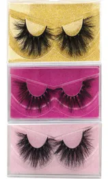 25mm 3D Mink Eyelashes 100 Real Mink Hair Lashes Individual Eyelash Extensions Privat Logo Custom False Eyelash Packaging Box PR5233812