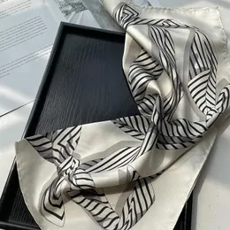 Lenços lenço de seda para senhoras corda nó impressão amoreira nicho personalidade quadrado estilo escandinavo