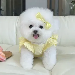 Hundkläder sommarväst klänning katt valp kappa kläder Yorkshire pomeranian maltese poodle bichon frise husdjur kjolkläder