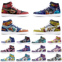 nuove scarpe personalizzate 1s scarpe fai da te scarpe da basket maschi 1 donna 1 tendenza carattere personalizzato anime Sport all'aria aperta