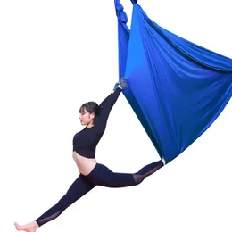Faixas de resistência 5 metros elástico voando aéreo yoga hammock balanço mais recente cintos antigravidade multifuncionais para treinamento de yoga esporte 231024