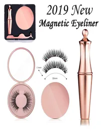 3pcset magnetic eyeliner magnetic eyeashes kit waterproof long lasting eyeliner false eyelashes Tweezer Set custom packaging Box2134978