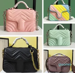 Ladies handbag DesignerPink shouldermini crossbody wallet totechain shoulderTop quality Women envelope bag phone bag purses multi-color optional