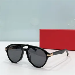 Neue Modedesign-Pilotensonnenbrille 0416S Acetatrahmen, einfacher und beliebter Stil, vielseitige UV400-Schutzbrille für den Außenbereich