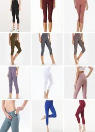 Mulheres estilista alta calças de yoga leggings yogaworld feminino treino conjunto de fitness usar elástico senhora fu collants sólido mvpq7354584