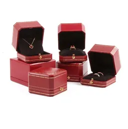 Jewelry Boxes Wedding Octagon Ring Box Organizer Pendant Earring Rings Jewelry Box Luxury Jewellery Gift Packaging 231025