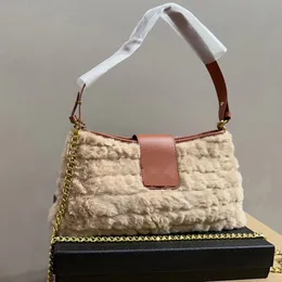 Sacca di design di lusso per spalla peluche borsetta alla base di borse a bordo ascella
