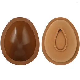 Baking Tools 2 Pack Easter Egg Chocolate Molds Mold Silicone Shaped Non-Stick