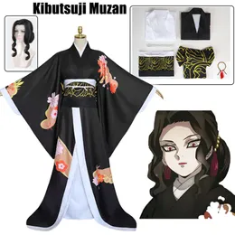 Cosplay anime demon slayer kimono kimetsu geen yaiba kibutsuji muzan cosplay koostuum kamado vrouwen skoluniform meisjes halloween