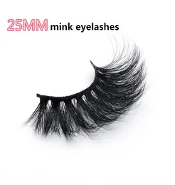 VMAE Factory Whole Sexy Cheap Makeup 3D 5D 25mm Lång fluffig Mink Eyelash Soft Natural Strips Faux False Lashes Real Mink5458791