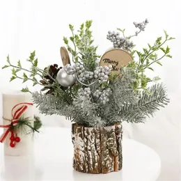 Dekoracje świąteczne Ozdoby stacjonarne wielofunkcyjne 35 30 30 cm drzewo dom Najbardziej chwalony mini piękny 231025