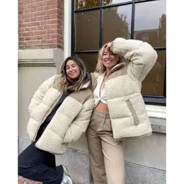 Herr designer fleece jacka kvinnor faux shearling ytterkläder rockar män lamm ull vinterrock parka överrock mode tjock varm