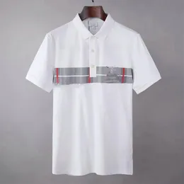 2022Luxurys Designers Men Dress t-shirt uomo polo Moda Ricamo Lettera Modello Stampa Traspirante Casual da uomo Top Donna S257V