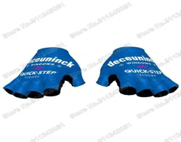 Guanti da ciclismo Pro Team 2021 Quick Step Maglia da bicicletta blu Guanti mezze dita in gel Un paio di bici da strada MTB Gant Cyclisme3053505