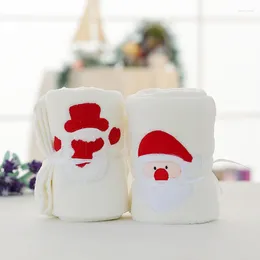 Cobertores dos desenhos animados Papai Noel flanela velo bebê 100/80cm cobertor animal rolo swaddle envoltório envelope criativo