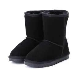 Boys and Girls Snow Boots Style Kids Baby Boot Australia Children Warm shoes Teenage Students Winter Christmas Ankle Size21-35 293