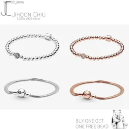 Charmarmband Nya modepärlor Pav -armband till hands för kvinnor Silver 925 Sterling smycken Pulseras Mujer Men Designparty Gratis frakt Q231025