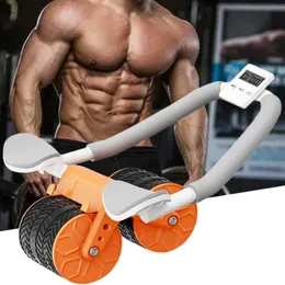Sit Up Benches AB Rollers Wheel Upgraded Abdominal Muscle Training Equipment Automatisk rebound -funktion Abdominal Muskel Core Workout för Hem 231025