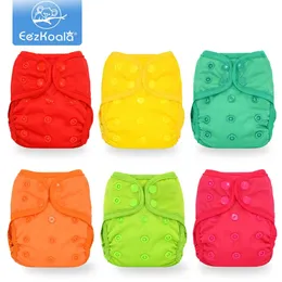 Pannolini lavabili Pannolini per adulti Pannolini EezKoala 6 pezzi / set Born Cover Pannolini lavabili per bambini Copertura impermeabile Riutilizzabile Lavabile Tasca regolabile 231024