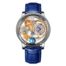 Pindu 6539 Nuovo arrivo Astronomia Serie celeste Tourbillon Watch Quartz Orologi per uomini