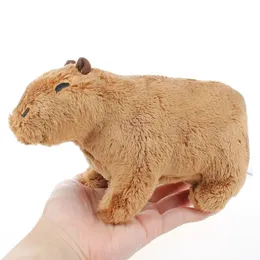 Plyschdockor simulering capybara leksaker plysch mjuka fyllda djur kawaii barn leksak peluche julklapp till flickor 231025