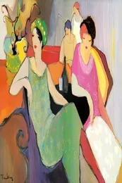 Prints Art Modern Gift Art Wall art printing by Itzchak Tarkay Oil painting Reproduction Picture Giclee Print on canvas For Living2242064