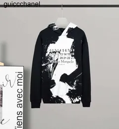 23SS Desiger Hoodie ciepły kapturowy Sweter Męsę damską moda marka streetwear pullover bluzy luźne miłośnicy odzieży czarne bluzy