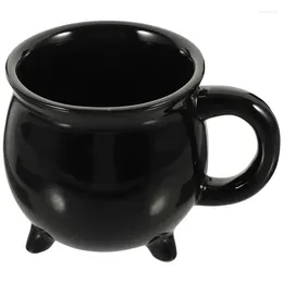 Mugs Halloween Witch Mug Tabletop Decoration Witch's Brew Cauldron Unique Gift Ceramics Cup Festival
