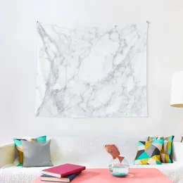 Tapeçarias de mármore branco tapeçaria estética decoração de sala