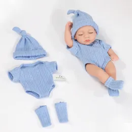 Dockor Reborn Dollkläder Set 20cm Baby Reborn Toy Pyjamas Set 23 Style Sweet Baby Doll Diy Dressup Toys Children Play House Toys 231024