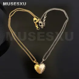 Sautoirs Bijoux Accessoires De Luxe Rétro Marque Willow Nail Love Pendentif Couples Collier Pour Hommes Et Femmes Cadeaux De Fête 231025