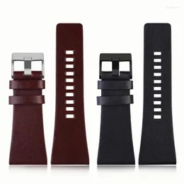 Oglądaj zespoły Męski Watch Band For DZ7396 DZ1206 DZ1399 DZ1405 Skórzana bransoletka 22/24/222220 30 32 mm Akcesoria