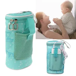 Bottle Warmers Sterilizers# USB Baby Bottle Warmer Heater Insulated Bag Travel Cup Portable In Car Heaters Drink Warm Milk Thermostat Bag For Feed born 231024