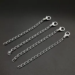 100pcs silver plated necklace chain extenderlobster clasp fashion act the role ofing is tasted necklace bracelet link chain246h