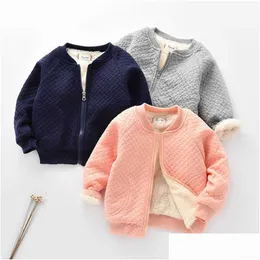 Pullover 1-4y ربيع الخريف طفل بالإضافة إلى veet zipper السترة ذات الأكمام طويلة الأكمام سترة الأطفال ملابس y1024 إسقاط تسليم الأطفال clo deshs