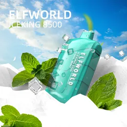 Elfworld Icekking 8500 Mod, 17ml önceden doldurulmuş Pod Vape Cihazı ile 550mAh pil% 100 orijinal
