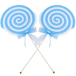 파티 장식 2 PCS LOLLIPOP PO 크리스마스 장난감 창조적 인 제안 장식 장식 장면 장식 DIY LOLLIPOPS FOAM Child 테마