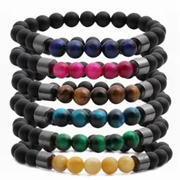 Fili di perline fatti a mano in pietra naturale da 8 mm Braccialetti di equilibrio curativo per donne Uomini Amanti Party Club Yoga Gioielli