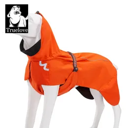 Odzież dla psa Truelove Pet Clothing Wodoodporny wiatrówki Odłączana kurtka dla psów Wzory mody miękki płaszcz deszczowy yg1872 231025