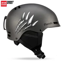 Лыжные шлемы NANDN, шлем для катания на лыжах для взрослых, безопасный для снега, скейтборд, сноуборд 231024