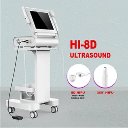 Multifuntional Ultraljud 7D 8D Face Lift Hud Drawing 360 graders linje snidande anti-aging Hi-8D rynka borttagning Skönhetssalong Spa Användmaskin