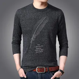 2021 New Fashion Sweater For Mens Pullover O-Neck Slim Fit Jumpers Knitwear Warm Winter Korean Style Casual Mens Clothes331N