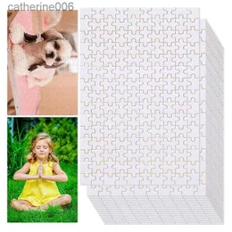 Puzzles 15 Sets Blank Sublimation-Jigsaw 4x6 Inch Sublimation-Blanks Puzzle for DIY Handmade Puzzles Photo Wall Art 15Pieces/SetL231025