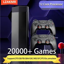 Игровые контроллеры Джойстики H10 ТВ Домашняя игровая консоль 4K HD 1920*1200 12-ядерный процессор 20000 Игры для PS1/CPS/GB Классическая ретро-аркадная игровая приставка 231024