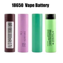 جودة 100 ٪ 18650 البطارية 25R 2500MAH 20A 3.7 فولت مربع أخضر نزيف بطاريات ليثيوم قابلة للشحن VTC6 30Q 2