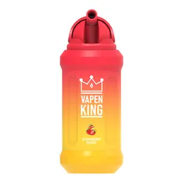 100% Original Vapen King 12000 Puffs 12K Puff Mesh Coil E Cigarettes Kit Disponible Vape 2% RECHARGEABLE 10 Flavors snabb säker frakt Inget läckande grossist