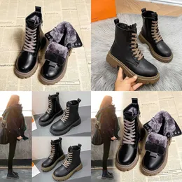 quality Boots Women's Cotton Shoes with Plush Thick Anti Slip Snow Winter Fashion Martin Soles