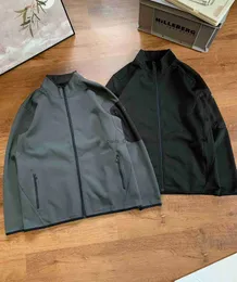 Мужские куртки 56928 ARC Мужская спортивная куртка для бега с воротником-стойкой 2023 Осеннее легкое уличное пальто высшего качества YQ231025