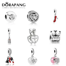 DORAPANG Mooie Charms Kraal Hoge Hakken Hanger Fit Een Vroege Herfst Serie s925 Sterling Zilver DIY Armband Hele fabriek290S