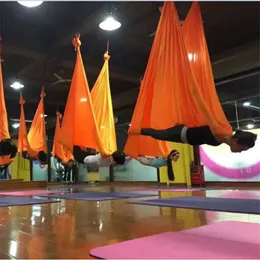 Faixas de resistência 7 metros elástico aéreo yoga hammock balanço mais recente cintos antigravidade multifuncionais para treinamento de yoga esportivo 231024